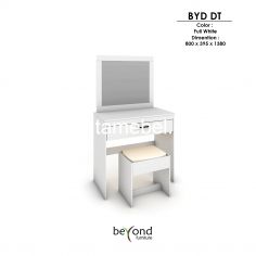 Dressing Table  Size 80 - Garvani BYD DT WHITE / White 
